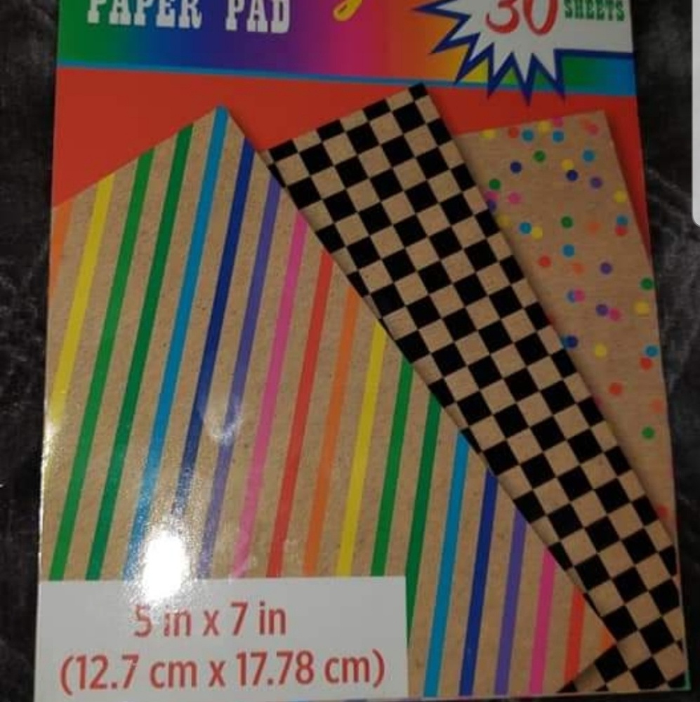 2 small paper pads